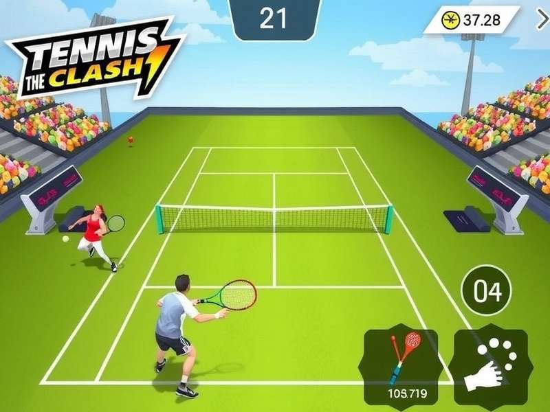 Tennis Clash Rival Rage Gameplay in India